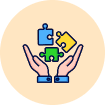 Animated icon symbolizing foundational skills like communication and problem-solving