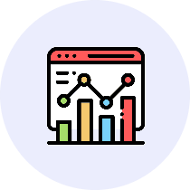 Animated image of graphs representing business growth and market opportunities